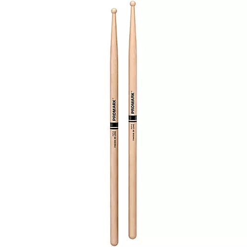 Promark Finesse Maple Long Round Tip Drum Stick 2B Wood
