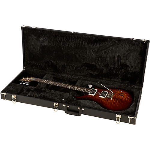 PRS Custom 24 Carved Figured Maple Top With Gen 3 Tremolo Solidbody Electric Guitar Black Gold Burst