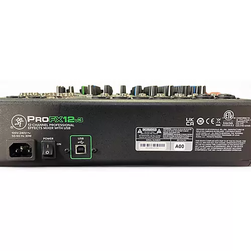 Used Mackie PROFX12 Unpowered Mixer
