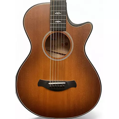 Used Taylor 652 CE Buliders Edition Wild Honey Burst Satin 12 String Acoustic Electric Guitar Wild Honey Burst Satin