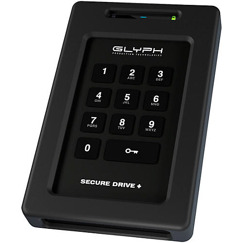 Glyph SecureDrive+ Professional Encrypted Hard Drive with Keypad 4 TB