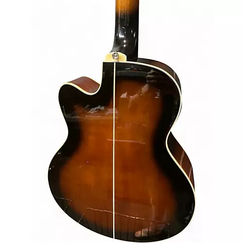 Used Ibanez aEb10 VIOLIN BURST Acoustic Bass Guitar VIOLIN BURST