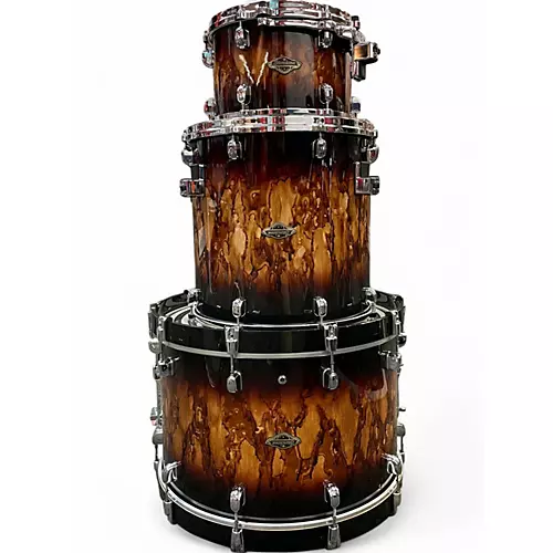Used 2024 TAMA 3 Piece Starclassic MOLTEN BROWN BURST Drum Kit MOLTEN BROWN BURST