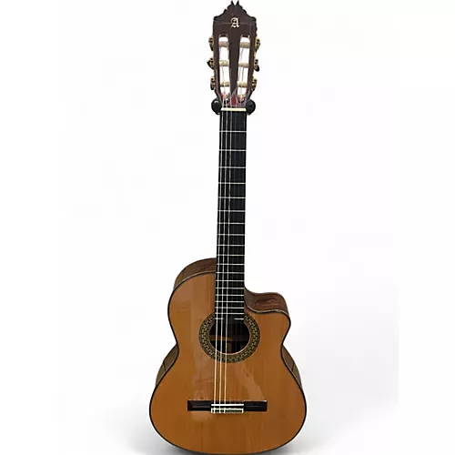 Used Alhambra 9 P CW E8 Natural Classical Acoustic Electric Guitar Natural
