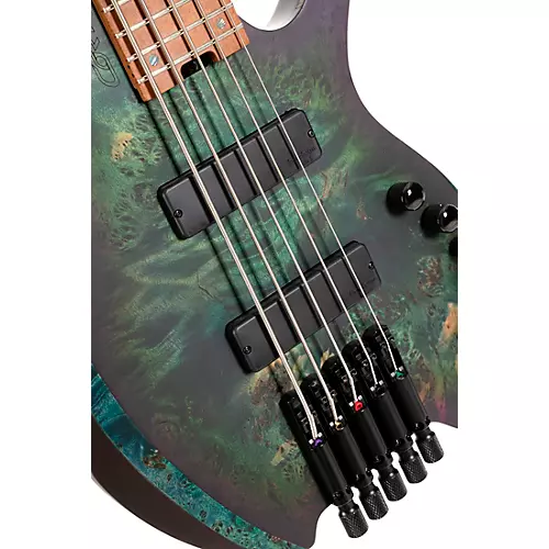 Cort Space 5 Headless 5-String Electric Bass Guitar Star Dust Green