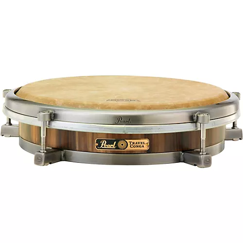Pearl Pearl Travel Conga 11.75 in. Caramel Brown