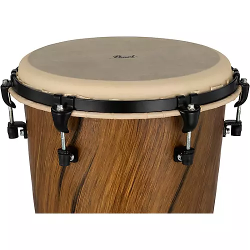 Pearl Top Tuned Djembe With Seamless Synthetic Shell 12 in. Artisan Straight Grain Limba