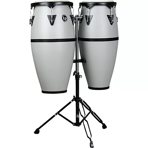 LP Discovery Conga Set with Double Conga Stand 10 and 11 in. Race Car Blue