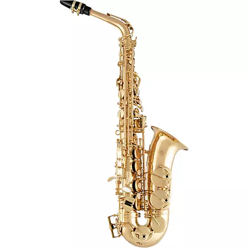 Selmer Selmer Alto Saxophone, Lacquer Finish, Lightweight Case, Selmer R402 Mouthpiece Black Nickel Body Gold Lacquer Keys