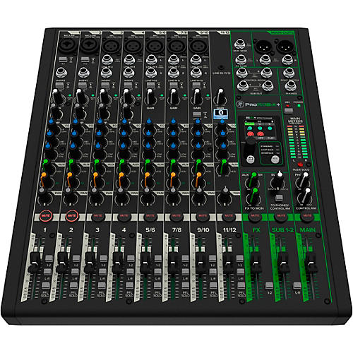 Mackie ProFX12v3+ 12-Channel Mixer With Gator Mixer Bag
