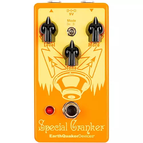 EarthQuaker Devices Special Cranker Overdrive Effects Pedal Orange and Yellow