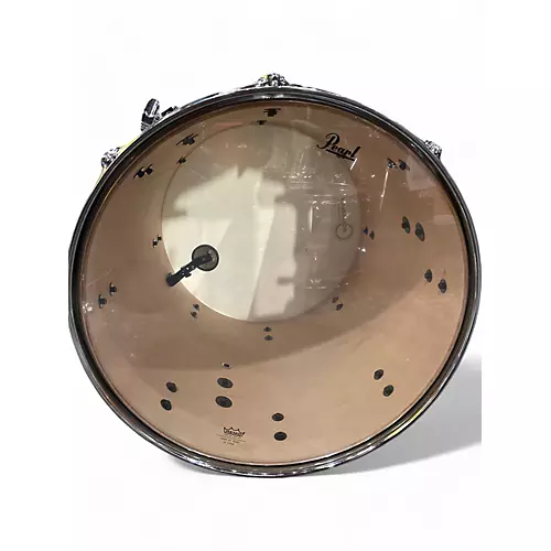 Used Pearl 3 piece President Ocean Ripple Drum Kit Ocean Ripple