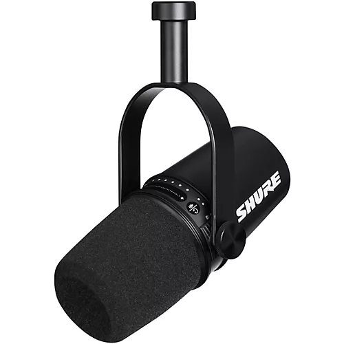 Shure MV7-K USB Microphone and AONIC215 Earphones Content Creator Bundles Black