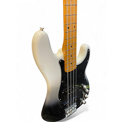 Used Fender Player Plus P Bass silver smoke Electric Bass Guitar silver smoke