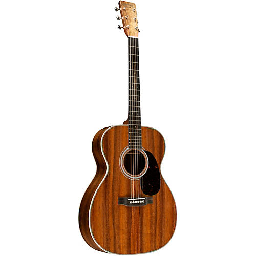 Martin Custom Shop All Flamed Koa Grand Auditorium Acoustic Guitar Natural