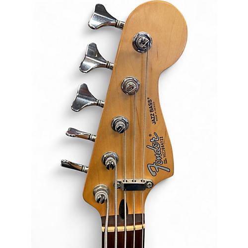 Used Fender jazz bass Black Electric Bass Guitar Black