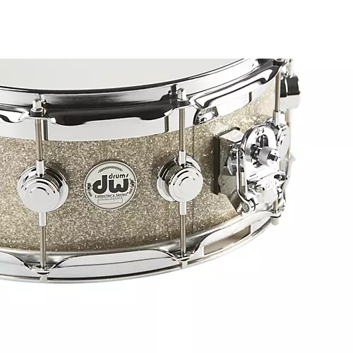 DW Collector's Series FinishPly Top Edge Snare Drum Broken Glass 14x6