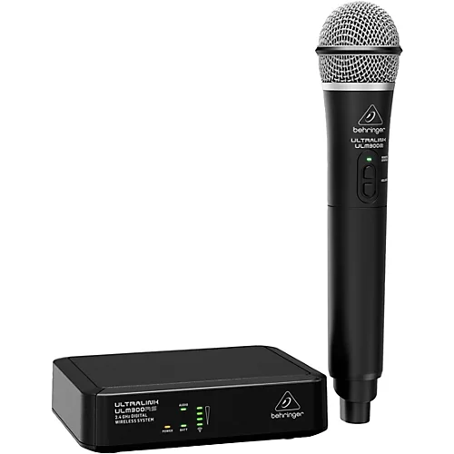 Behringer ULM300MIC High-Performance 2.4gHz Digital Wireless System With  Handheld Mic & Receiver B Range