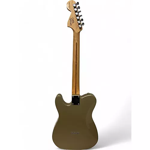 Used Fender Chris Schiflett Telecaster Gold Solid Body Electric Guitar Gold