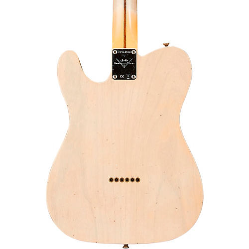 Fender Custom Shop '58 Telecaster Journeyman Relic Electric Guitar Aged HLE Gold