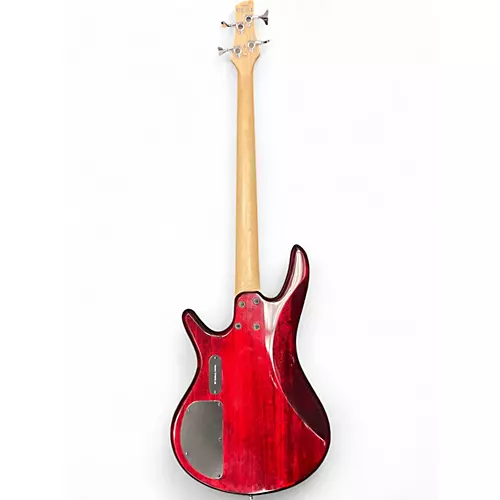 Used Ibanez GSR200 Trans Red Electric Bass Guitar Trans Red