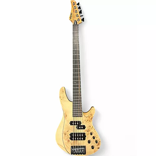 Used Schecter Guitar Research Reaper 5 Natural Electric Bass Guitar Natural