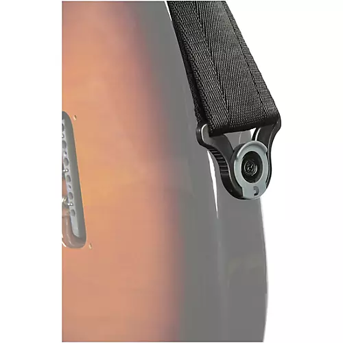 D'Addario Auto Lock Guitar Strap Black 2 in.