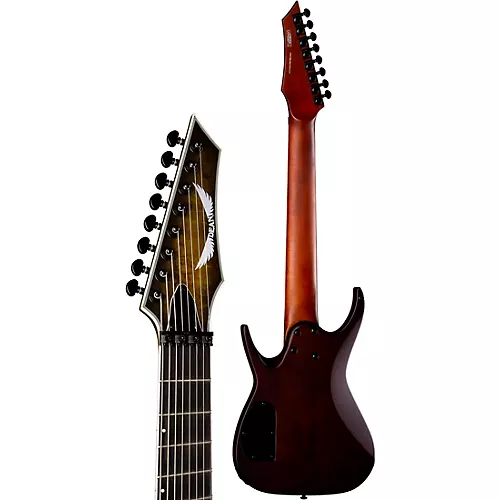 Open-Box Dean Exile Select 8 MultiScale with Kahler Condition 2 - Blemished Satin Natural Black Burst 194744830976