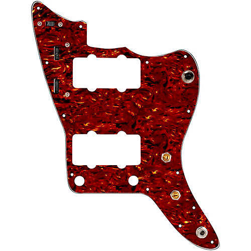 920D Custom Prewired Pickguard for Jazzmaster With JMH-V Wiring Harness White Pearl