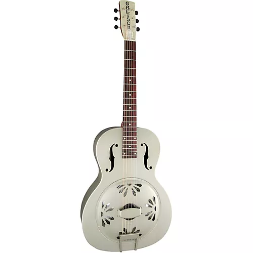 Gretsch Guitars G9201 Honey Dipper Round-Neck, Brass Body Biscuit Cone Resonator Guitar