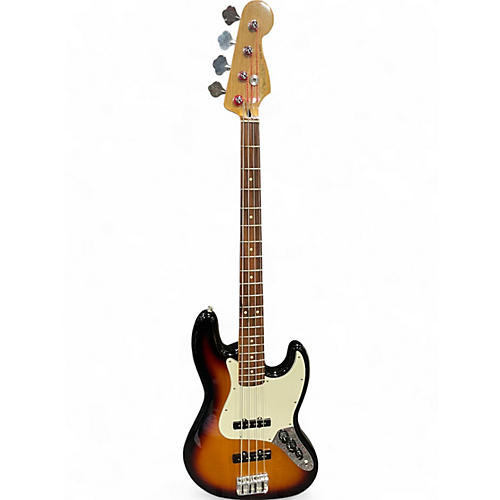 Used 2022 Fender Player Jazz Bass Sunburst Electric Bass Guitar Sunburst