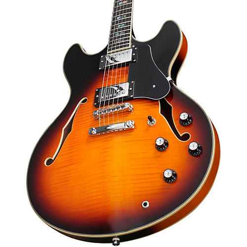 SIRE Larry Carlton H7 Hollowbody Electric Guitar See-Thru Red