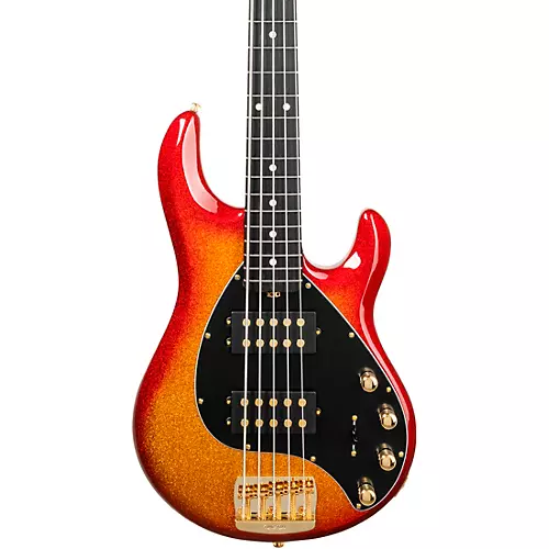 Ernie Ball Music Man StingRay Special 5 HH 5-String Bass Guitar Translucent Oxblood