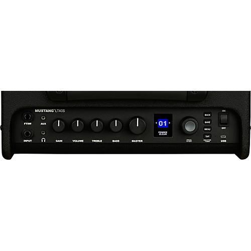 Fender Mustang LT40S 40W 2x4 Guitar Combo Amp Black