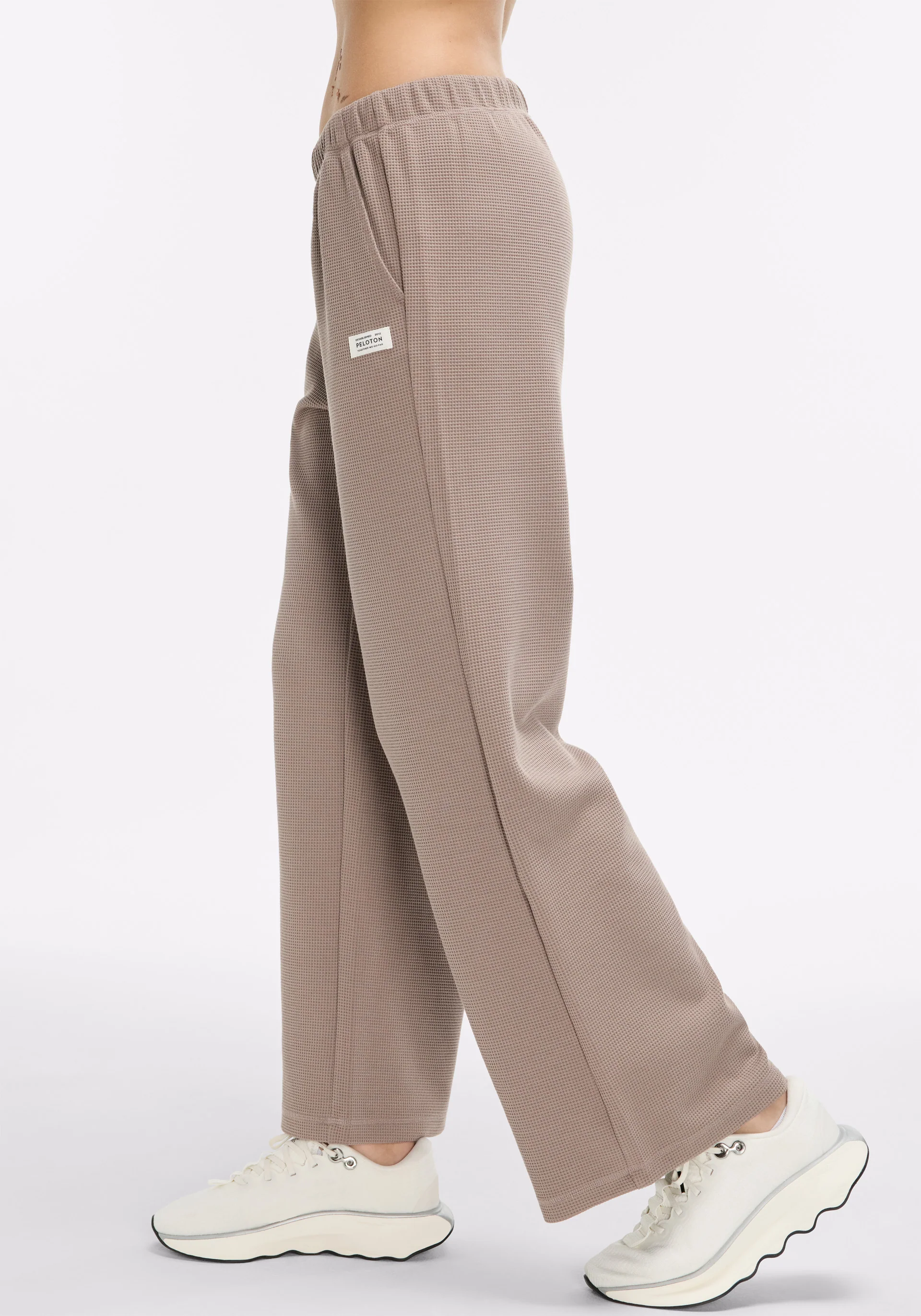 Waffle Wide Leg Sweatpant