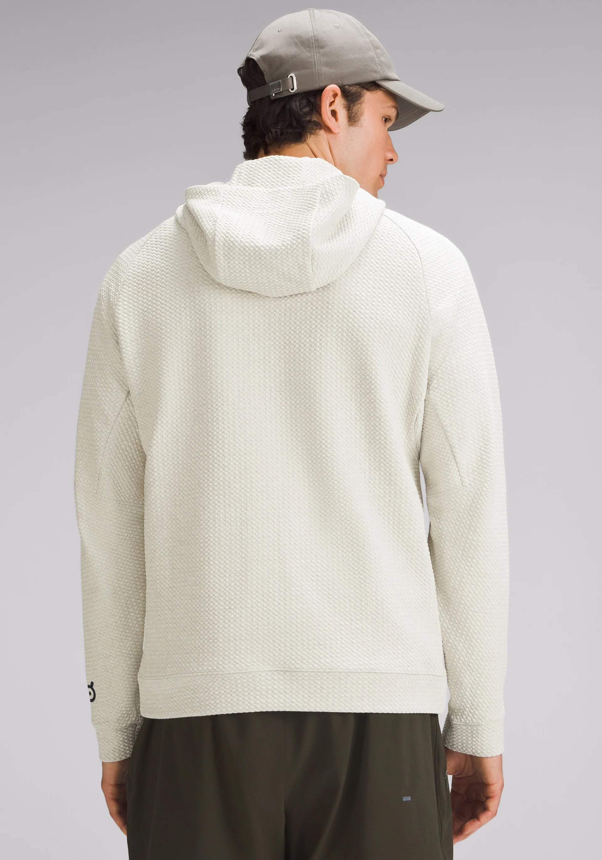 Textured Double-Knit Cotton Hoodie