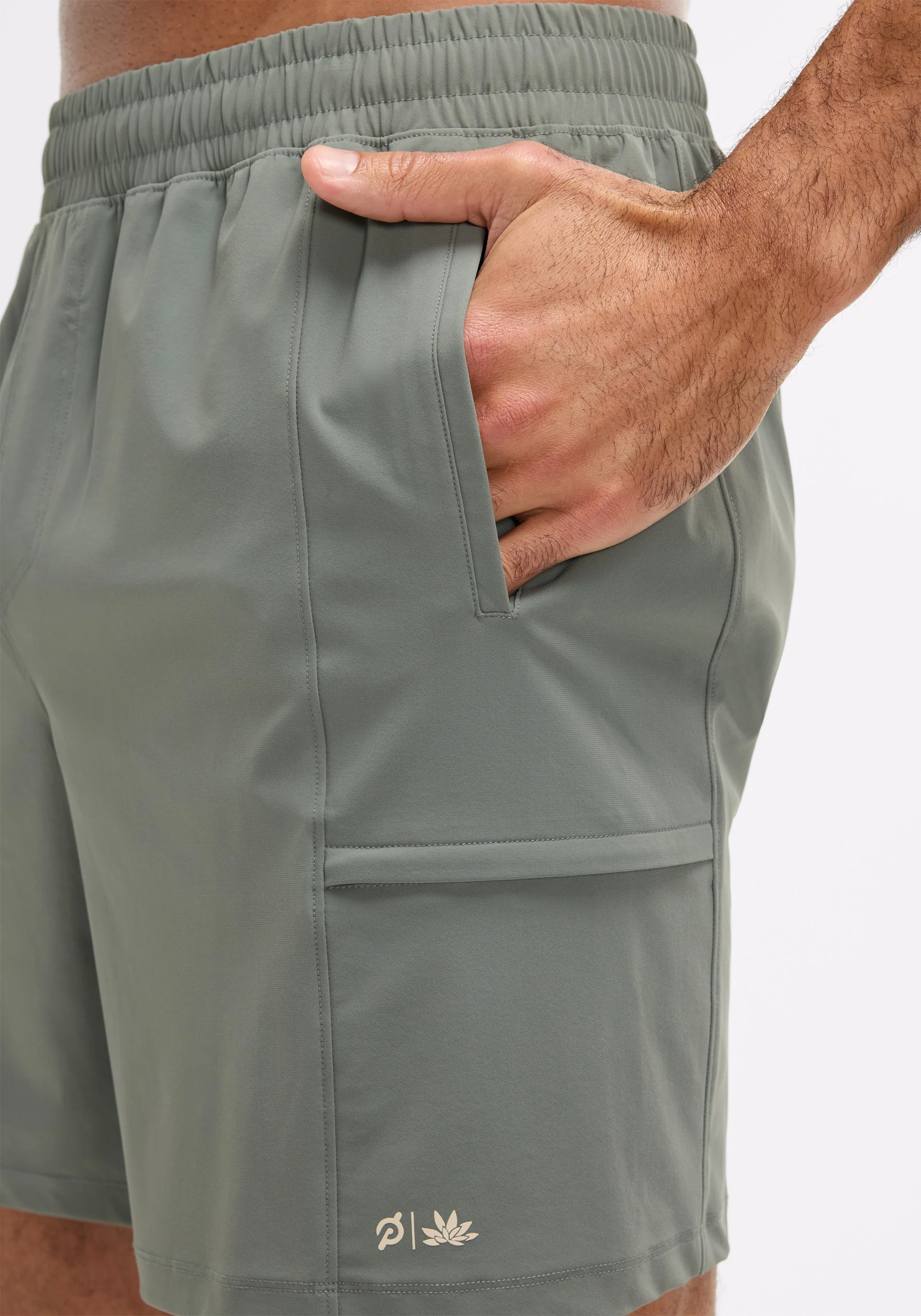 Warp Knit Cargo Short