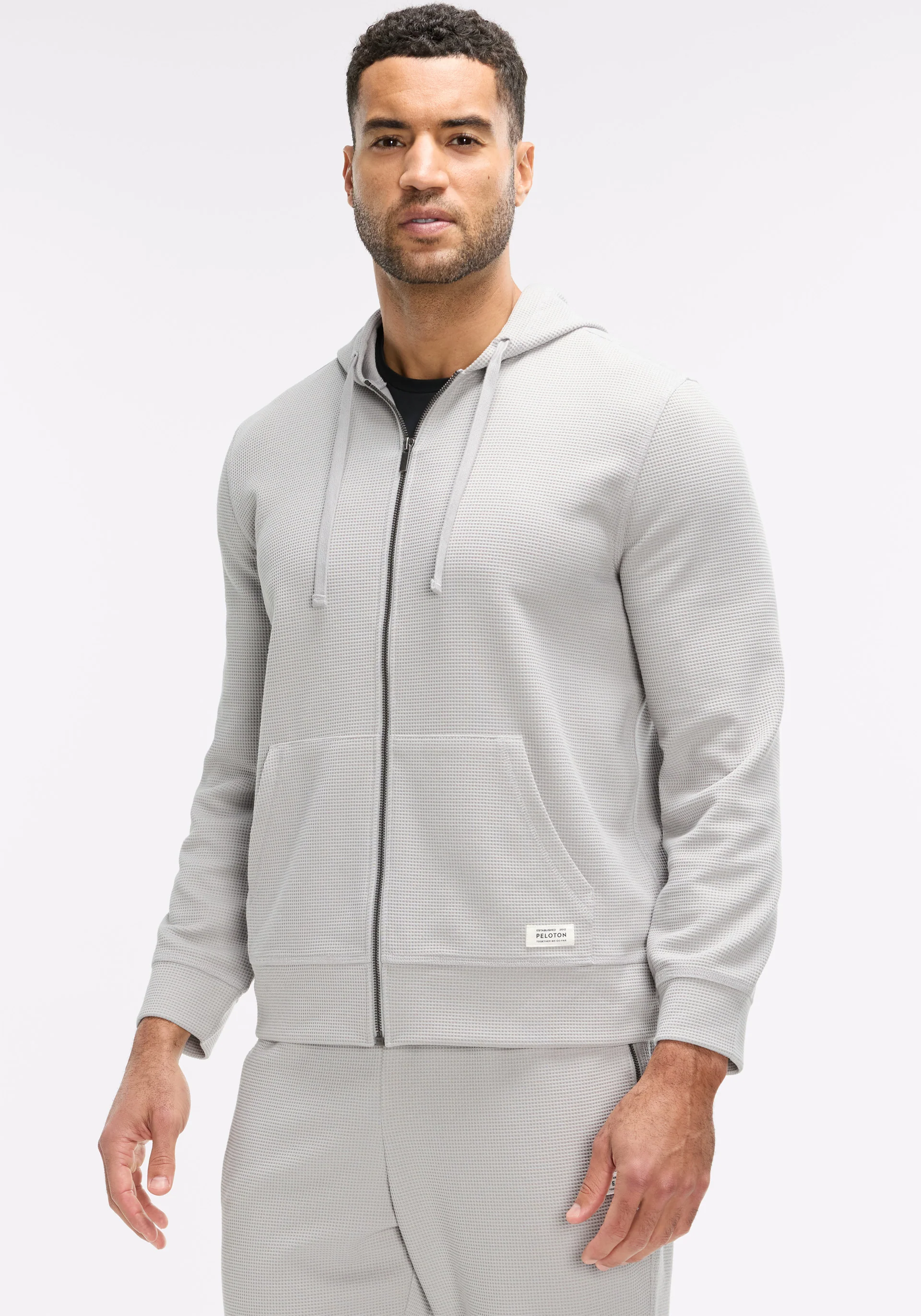 Waffle Full Zip Hoodie