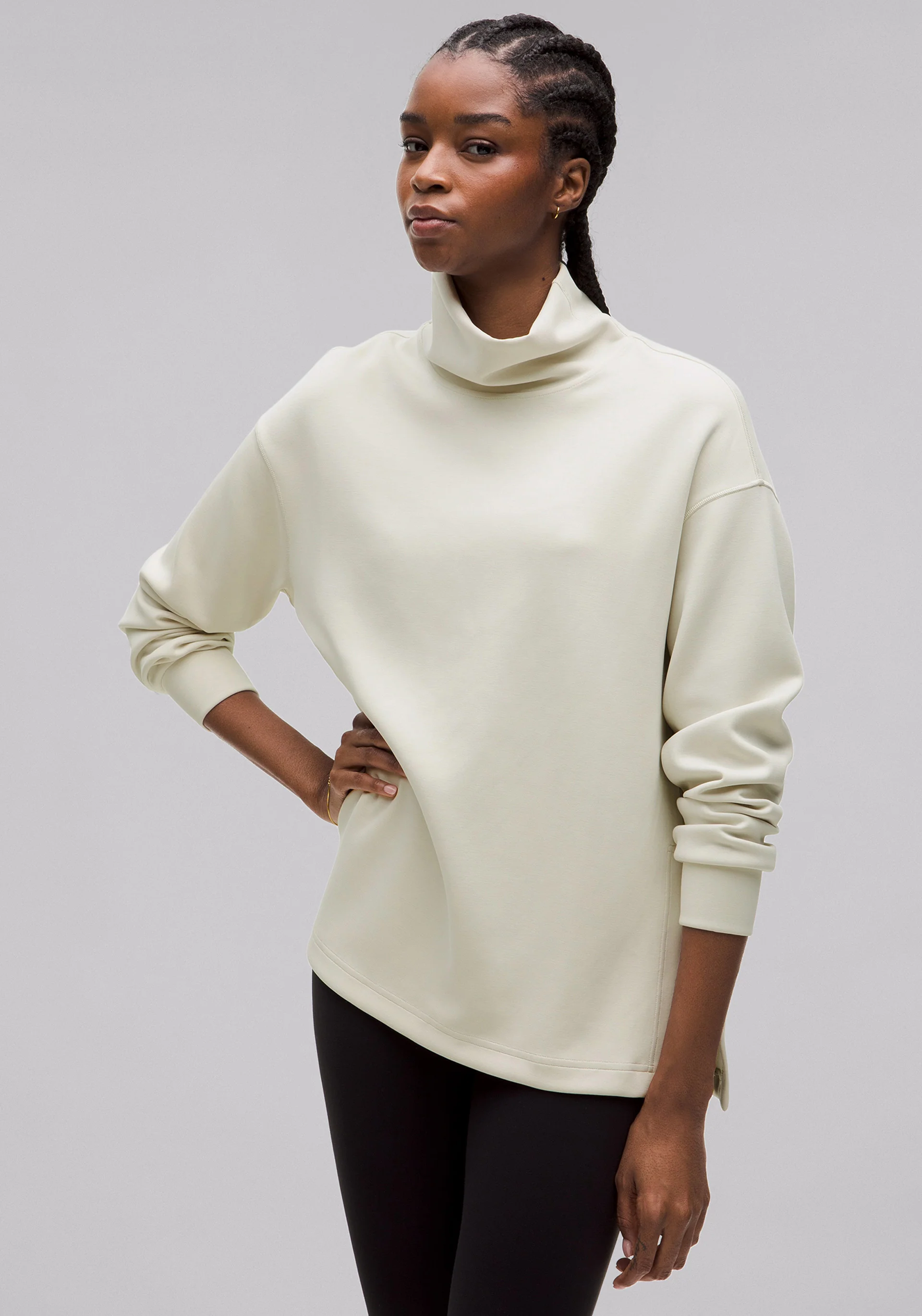 Softstreme Funnel-Neck Long Pullover