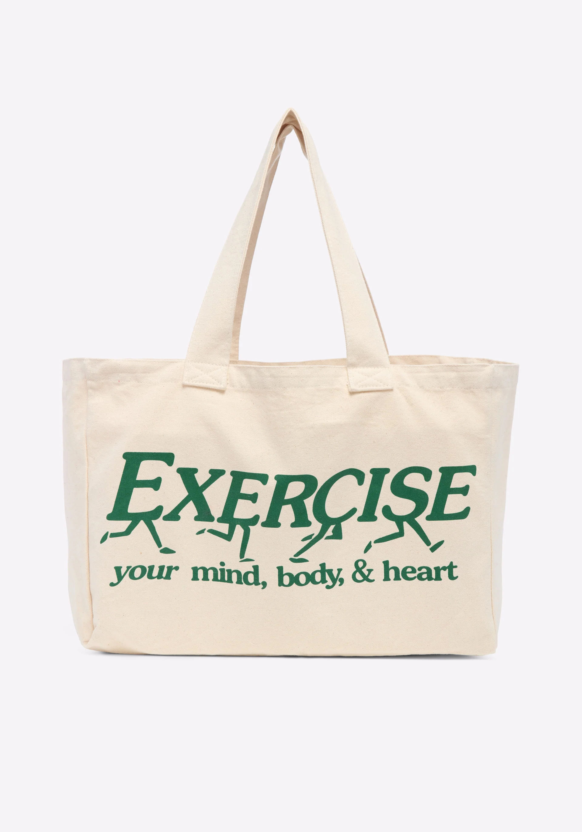 Exercise Your Mind, Body & Heart Tote Bag