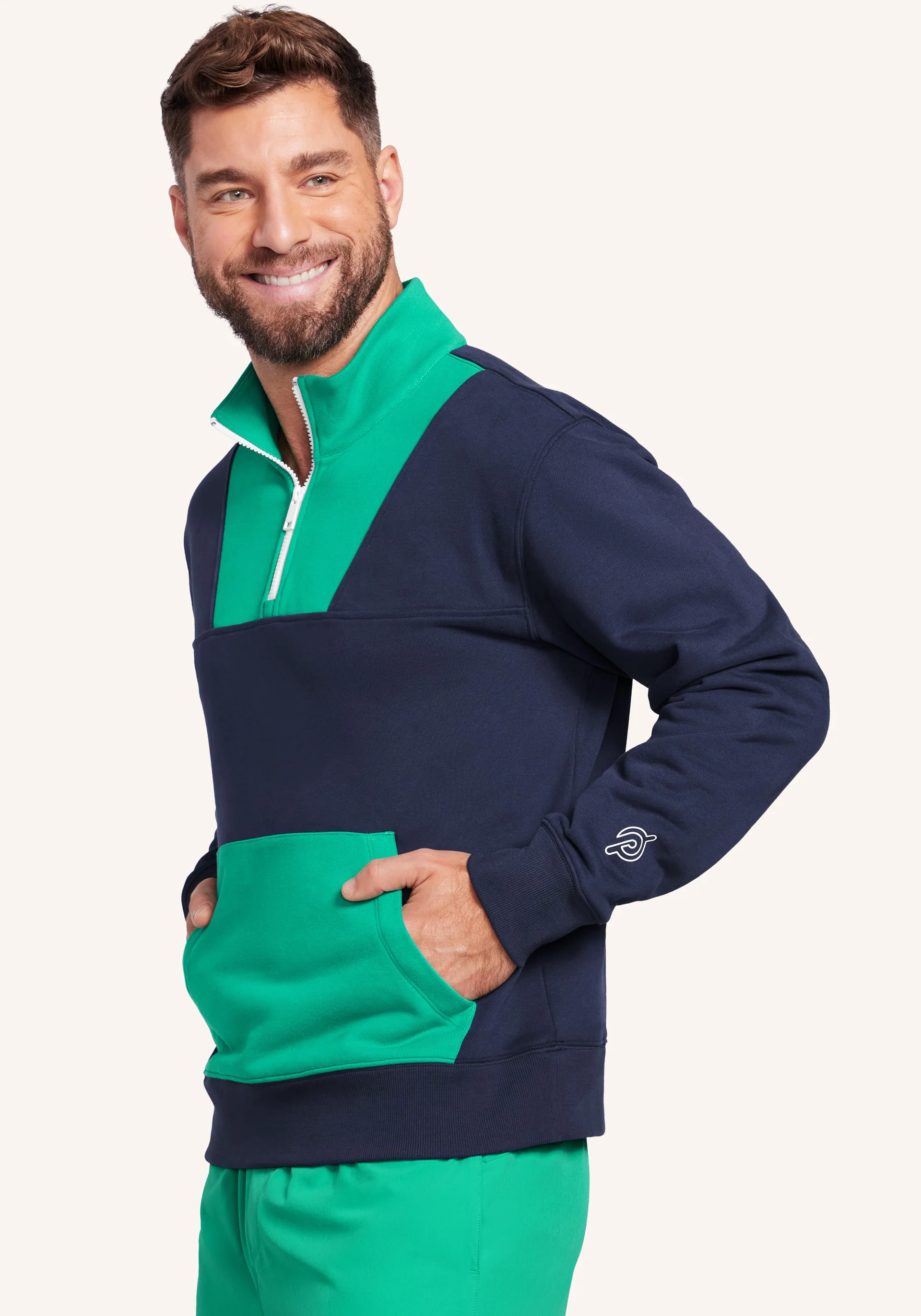 Soft French Terry 1/2 Zip Sweatshirt