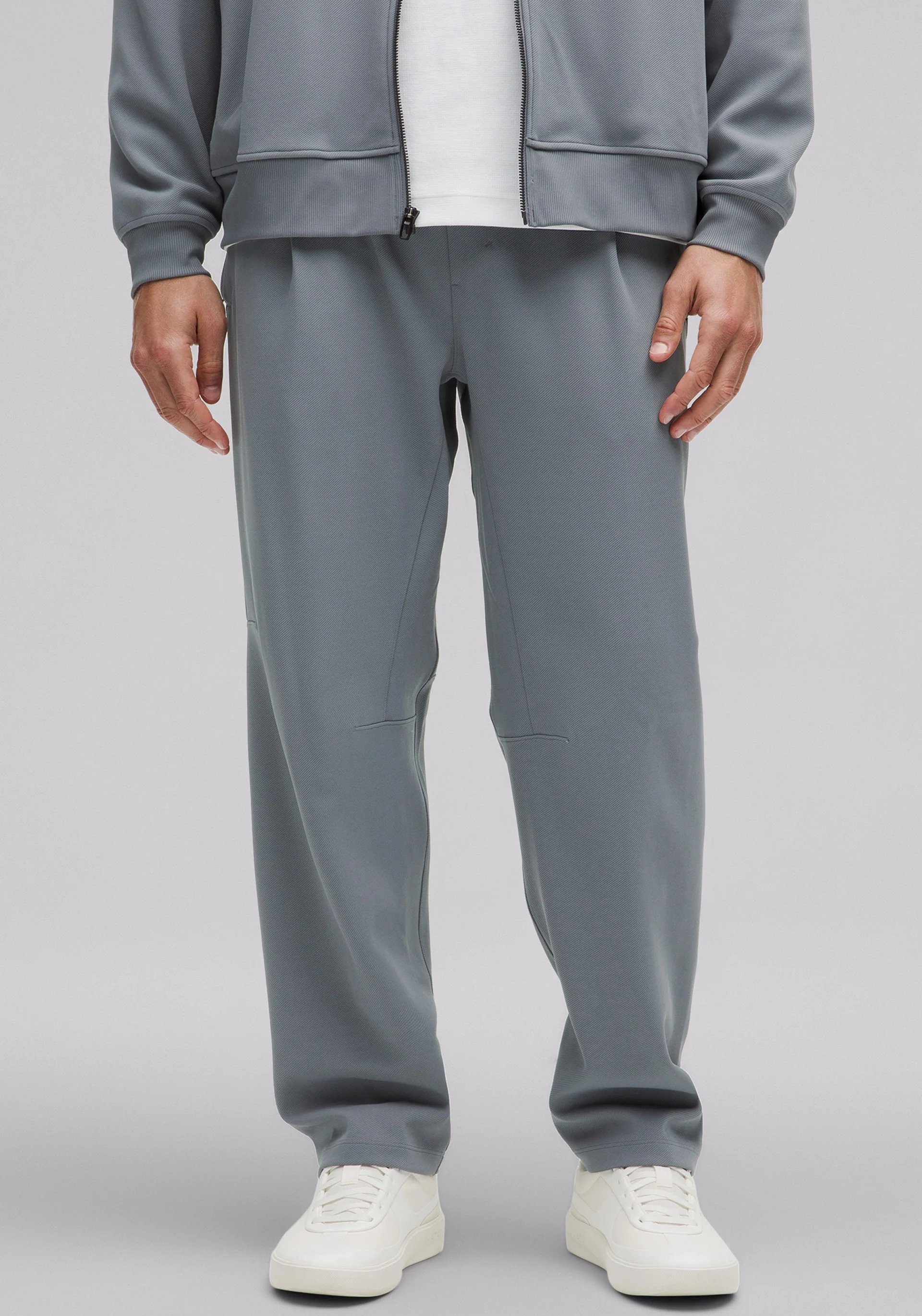 Relaxed-Fit Smooth Twill Track Pant