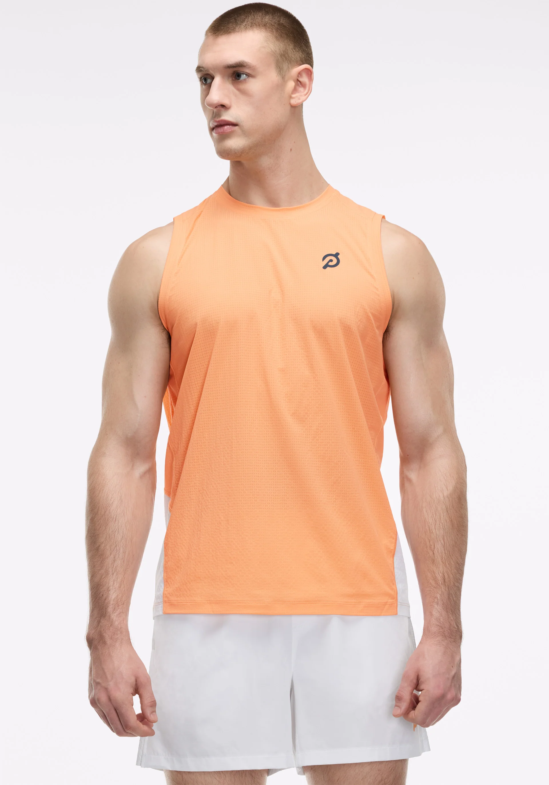 Grid Jacquard Colorblock Tank