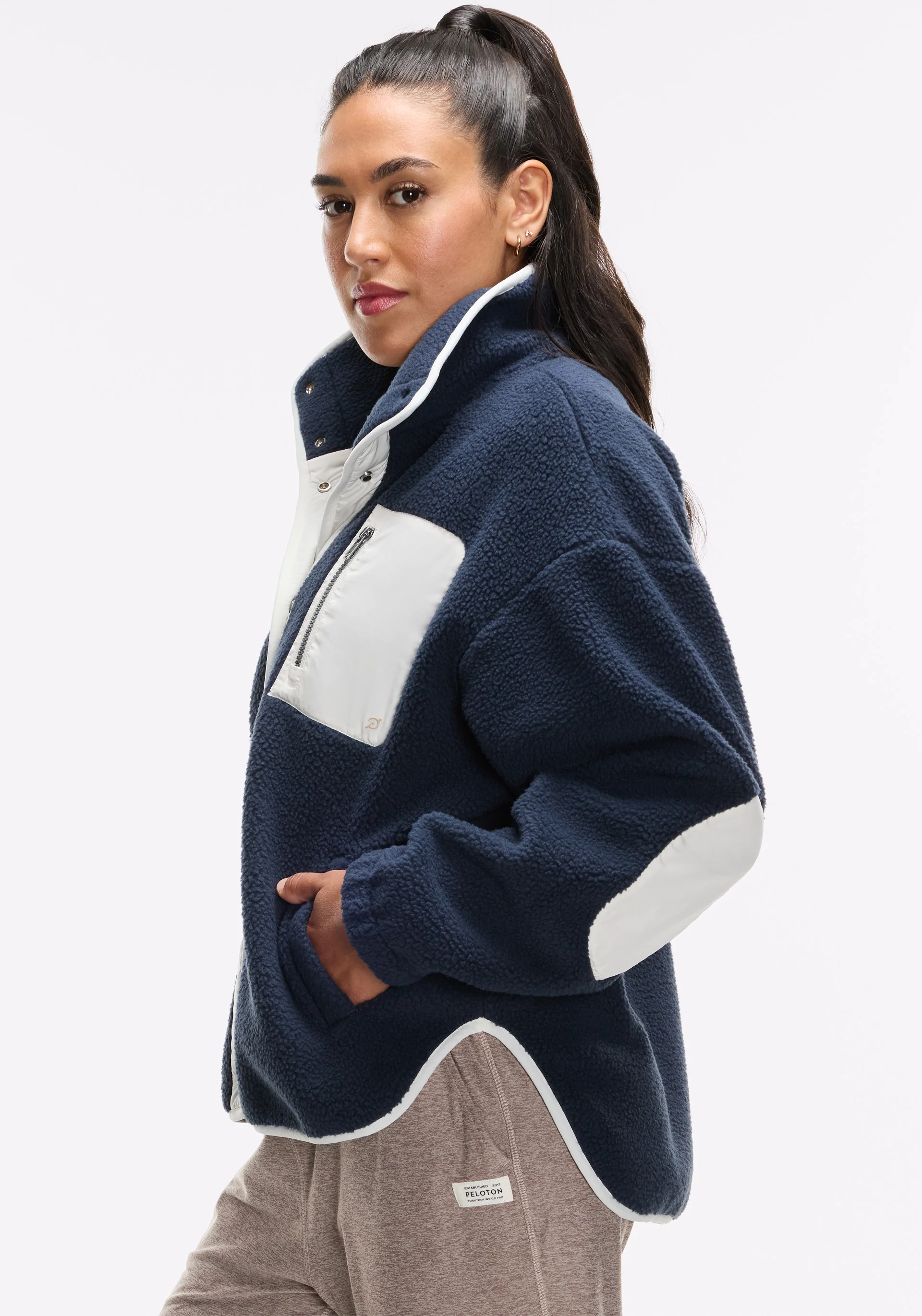 Cozy Fleece Snap Front Jacket
