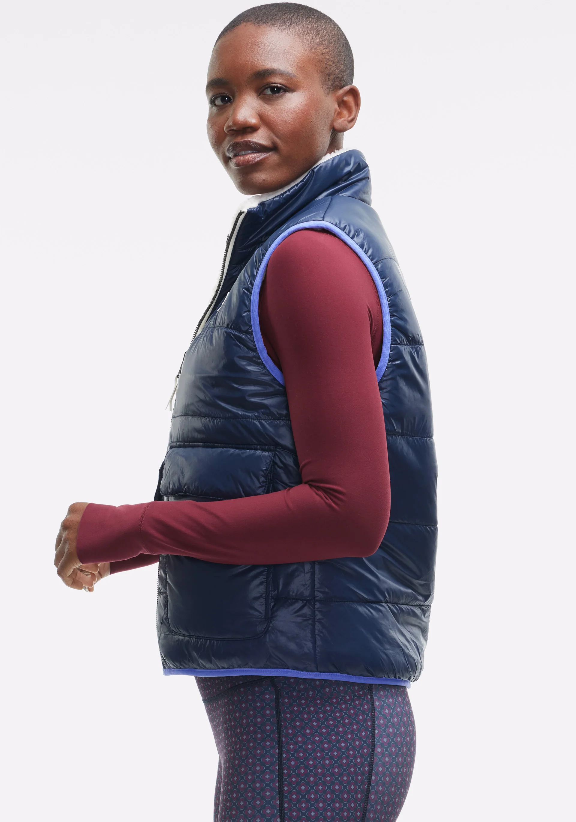 Cozy Fleece Reversible Vest