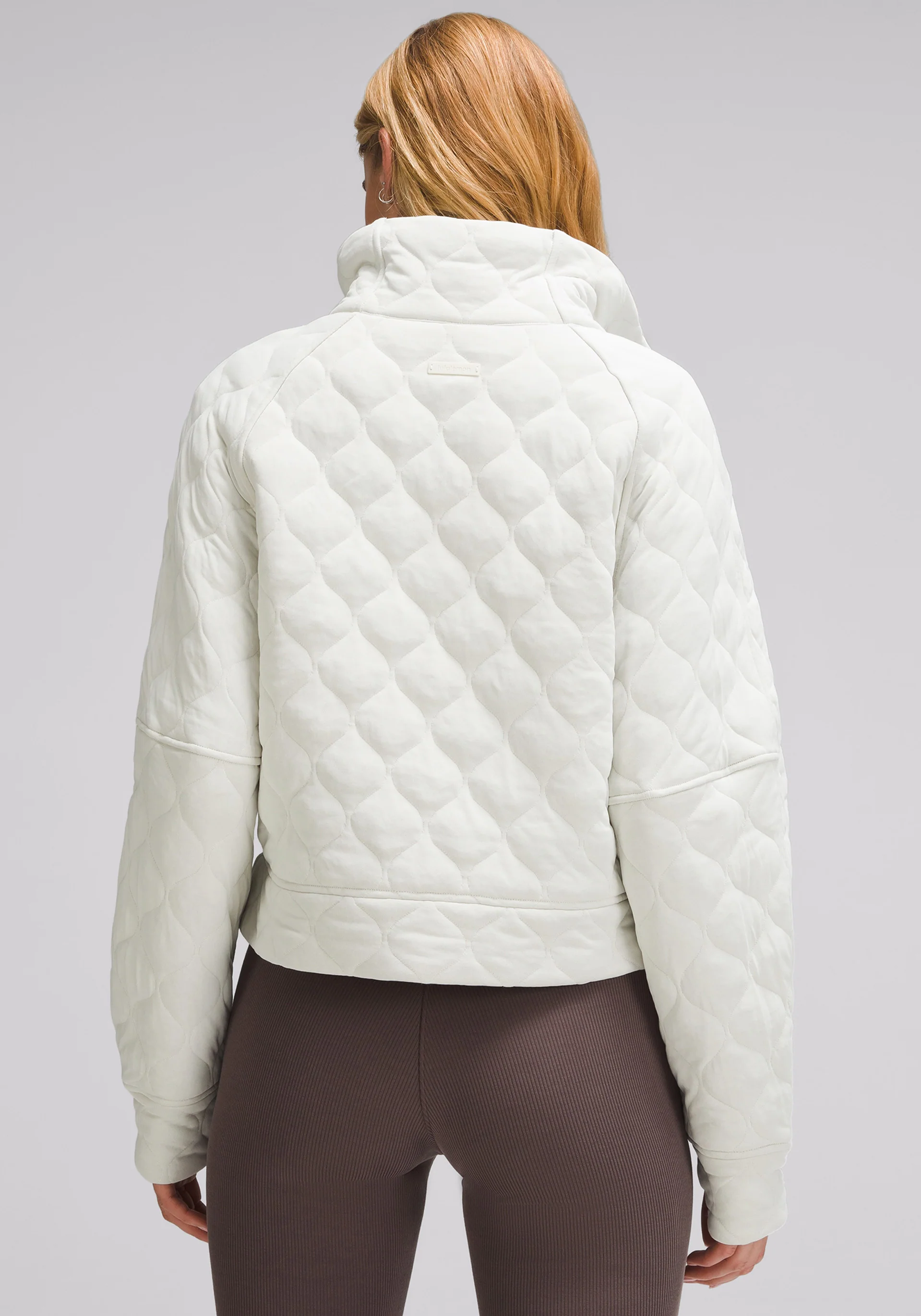 Scuba Oversized Quilted Half Zip