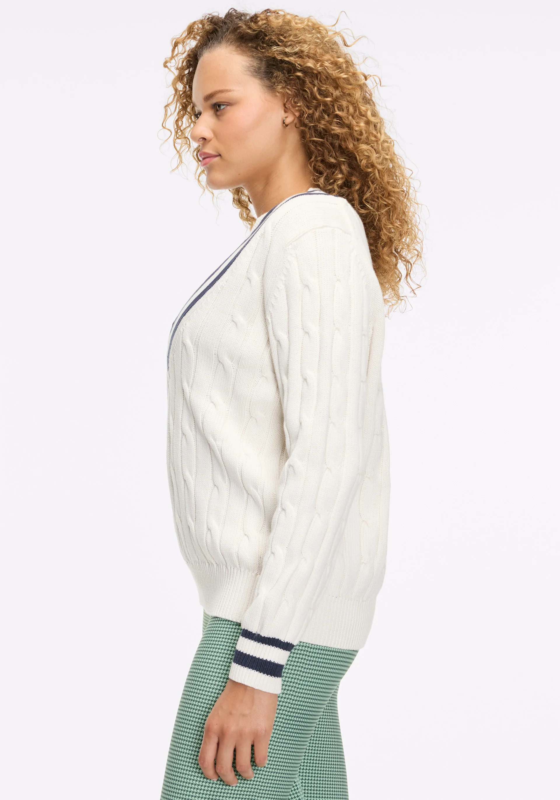 Louie V Neck Knit Sweater