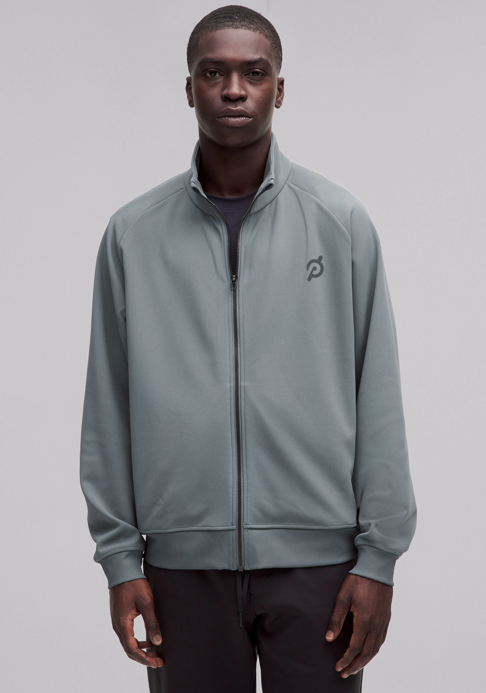 Relaxed-Fit Smooth Twill Track Jacket