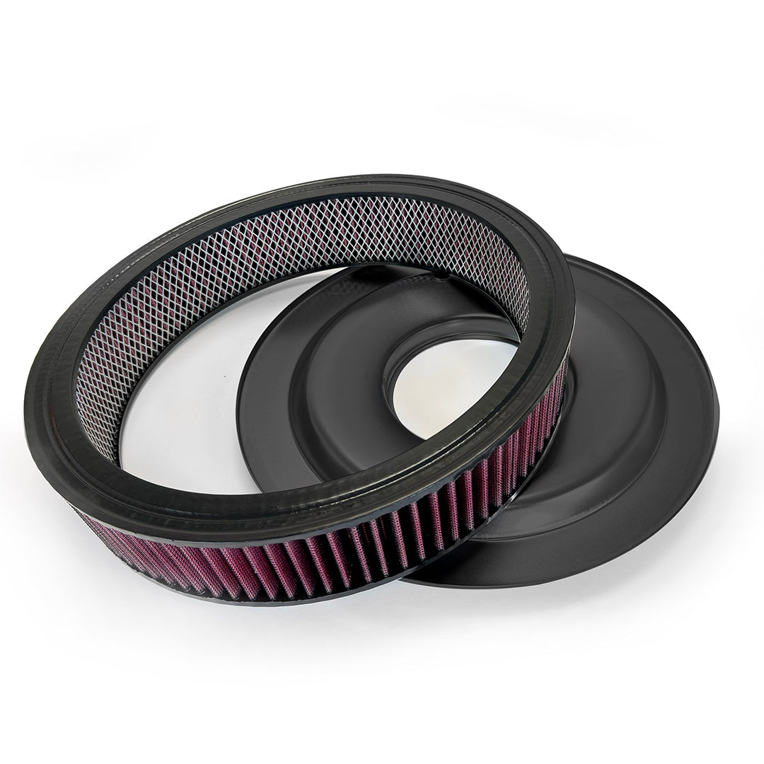 Air Cleaner with Flat Base - 14 Black