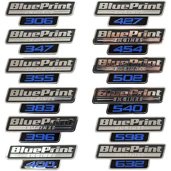BluePrint Engines Fender Badges
